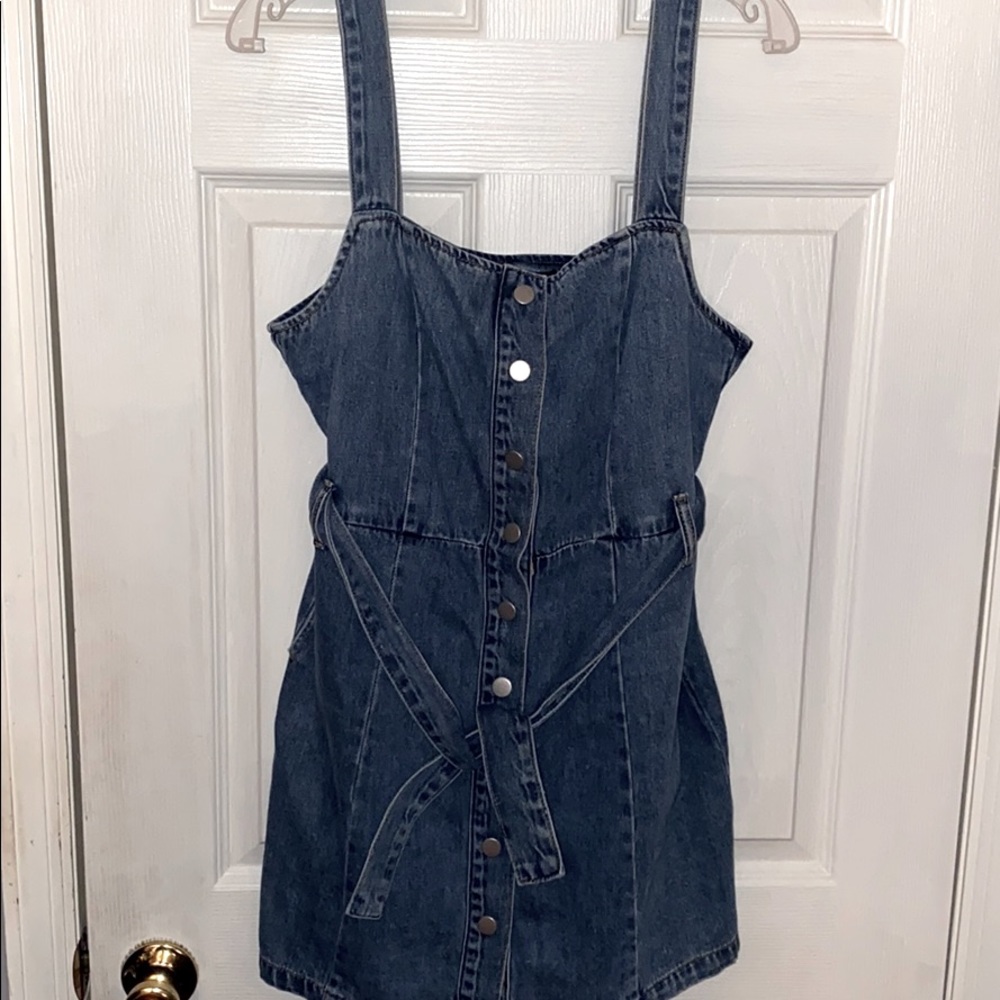 Glassons Denim Button-Up Dress